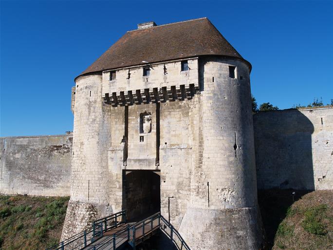 Campsite near Caen, castle Ducal