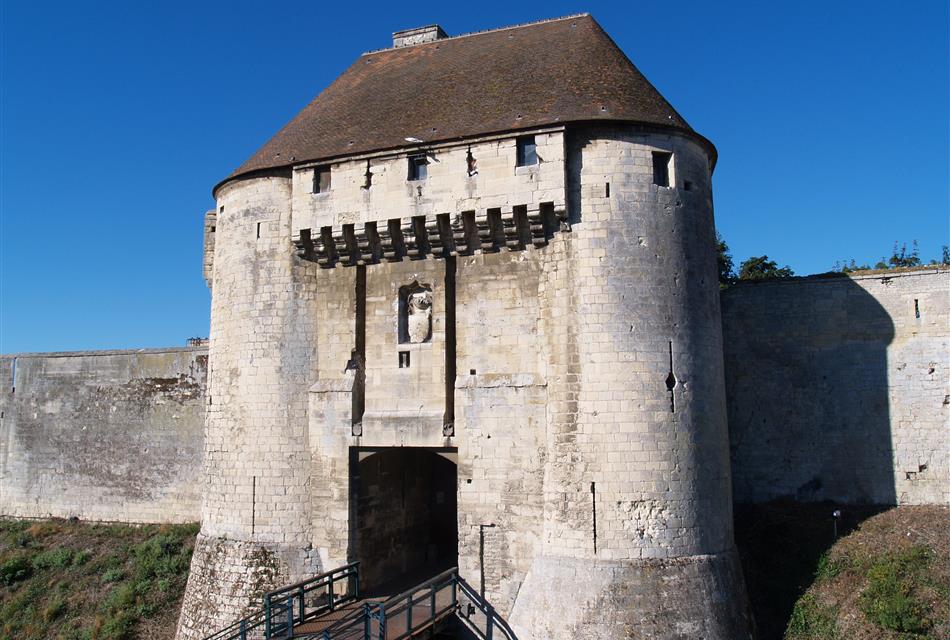 Campsite near Caen, castle Ducal