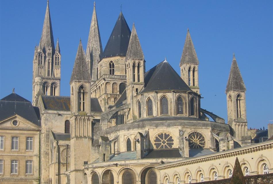 Campsite near Caen, men's abbey